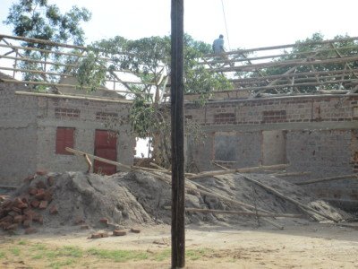 Sand collected by the school community