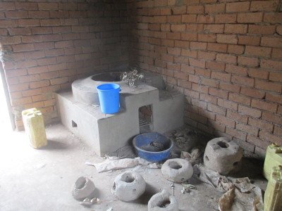 Toy firewood saving stoves for the Students around the big stove